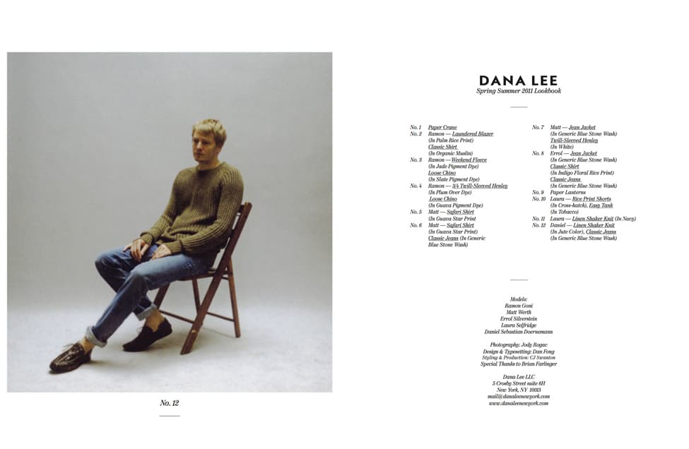 Interview with New York Based Menswear Designer, Dana Lee — image 8