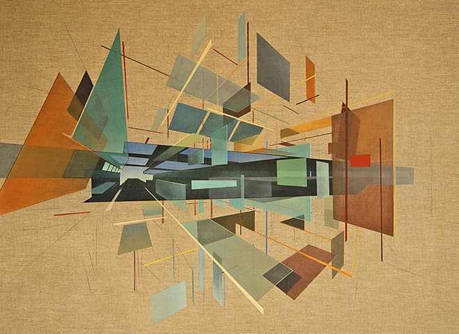 The Impression of Space & Depth – Paintings by Scottish Artist Daniel Mullen — artwork detail 10