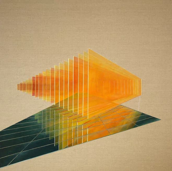 The Impression of Space & Depth – Paintings by Scottish Artist Daniel Mullen — artwork detail 7