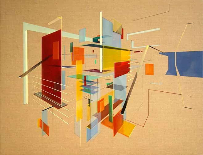The Impression of Space & Depth – Paintings by Scottish Artist Daniel Mullen — artwork detail 8