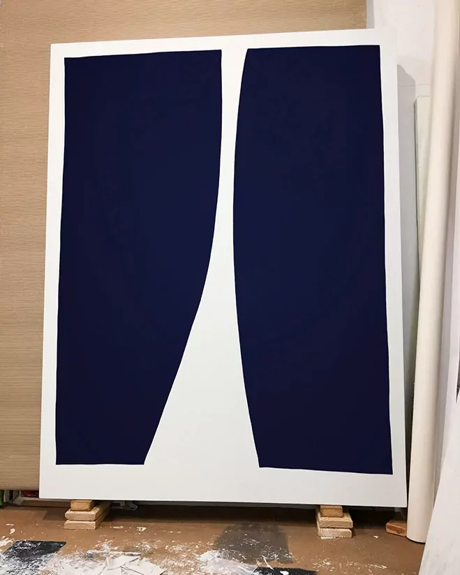 Colour Field – Minimalist Paintings by American Artist Paul Kremer — artwork detail 2