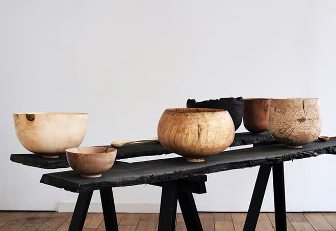 Forest + Found – Woodwork & Textiles by Max Bainbridge and Abigail Booth — woodwork detail 1