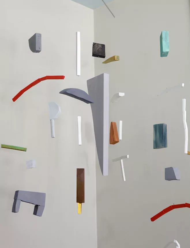 Accidental Shapes & Patterns – Mobiles and Paintings by Jenni Rope