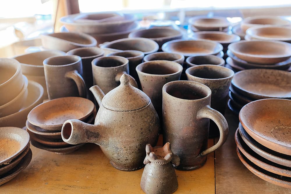 A Visit to Japanese Potter Keiji Tanaka’s Studio — Inside the studio of Japanese potter Keiji Tanaka.