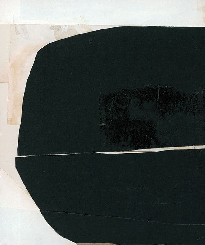 A Conversation Between Two Sides – Abstract Collages by Sharon Etgar — artwork detail 2