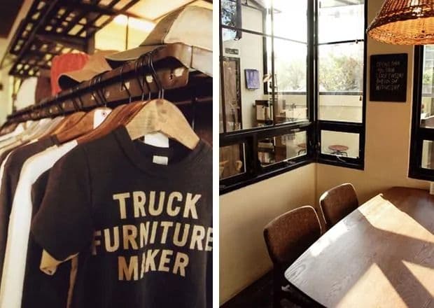 A Look Around Truck Furniture and Bird Coffee in Osaka, Japan — design detail 1