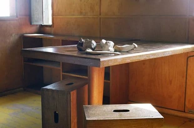 A Look Inside Le Cabanon by Le Corbusier — furniture detail 1