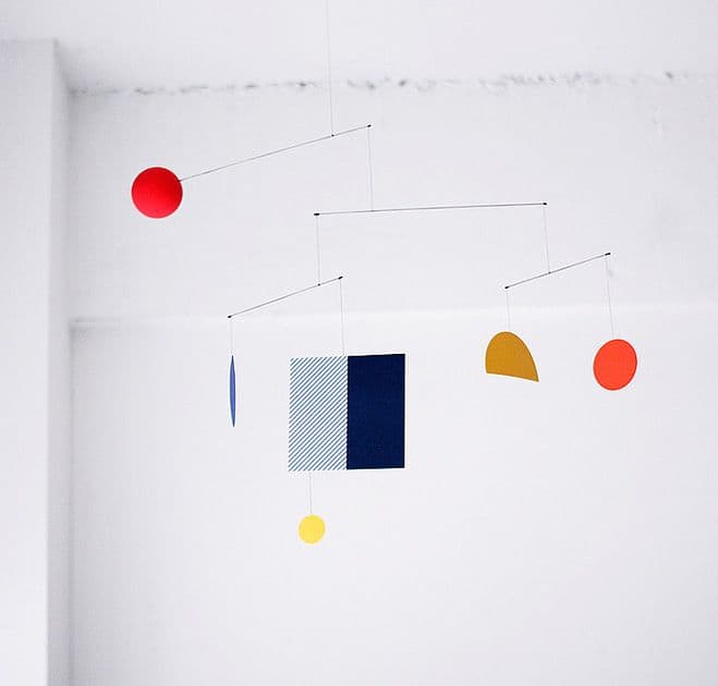 Abstract Paintings and Mobiles by Junpei Ori
