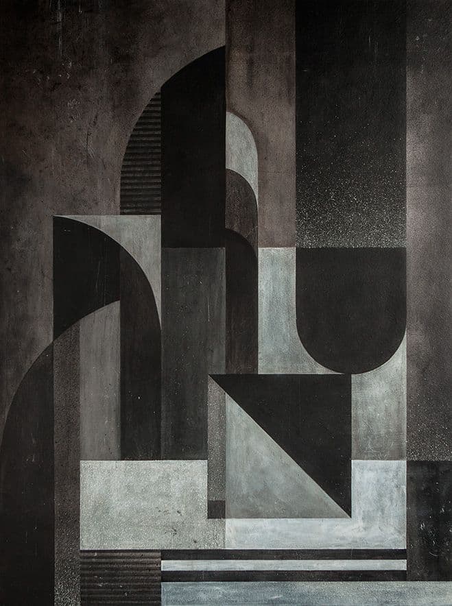 Abstraction with Lines – Work by Brooklyn-based Artist Tony “Rubin” Sjöman