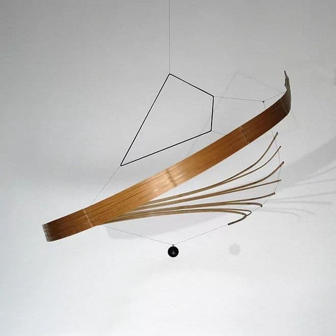 Defying Gravity – Bamboo Mobile Sculptures by Laurent Martin-Lo — sculptural work 2