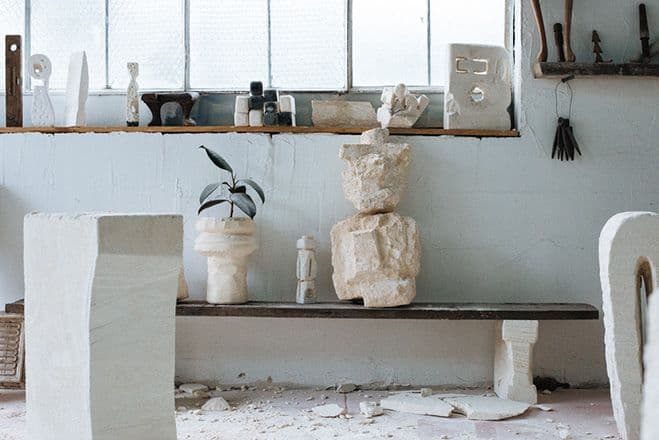 Den Holm – Sculptures by Australian Artist and Stone Mason Steven Clark — sculptural work 2