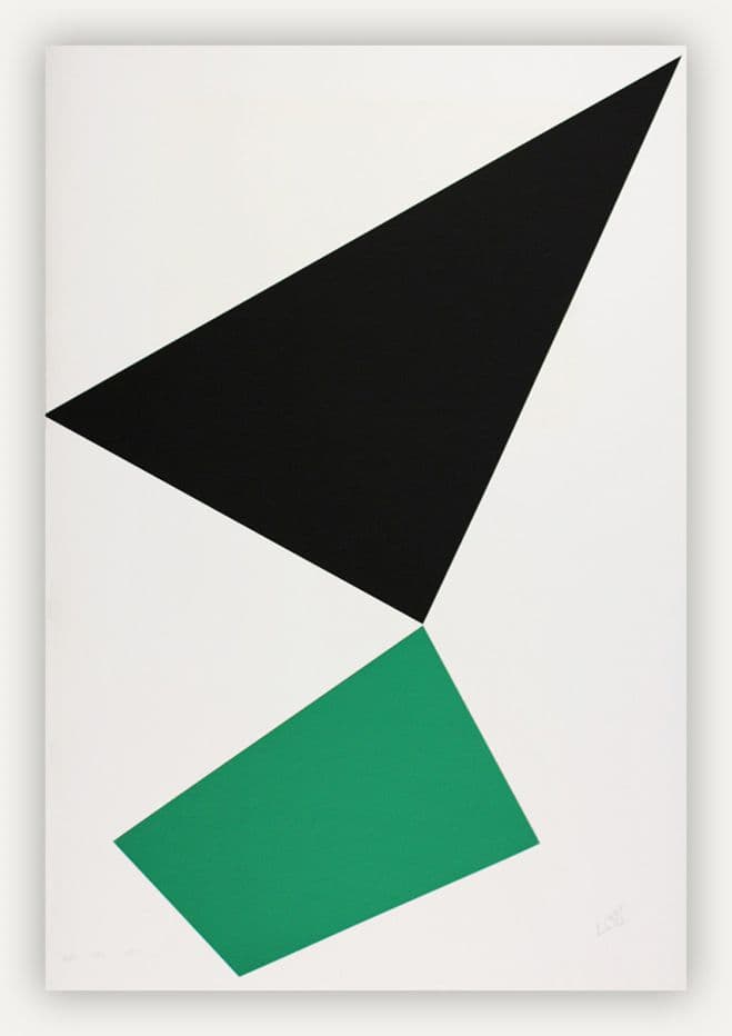 Equilibrium of Form and Space – Prints and Collages by Leon Polk Smith