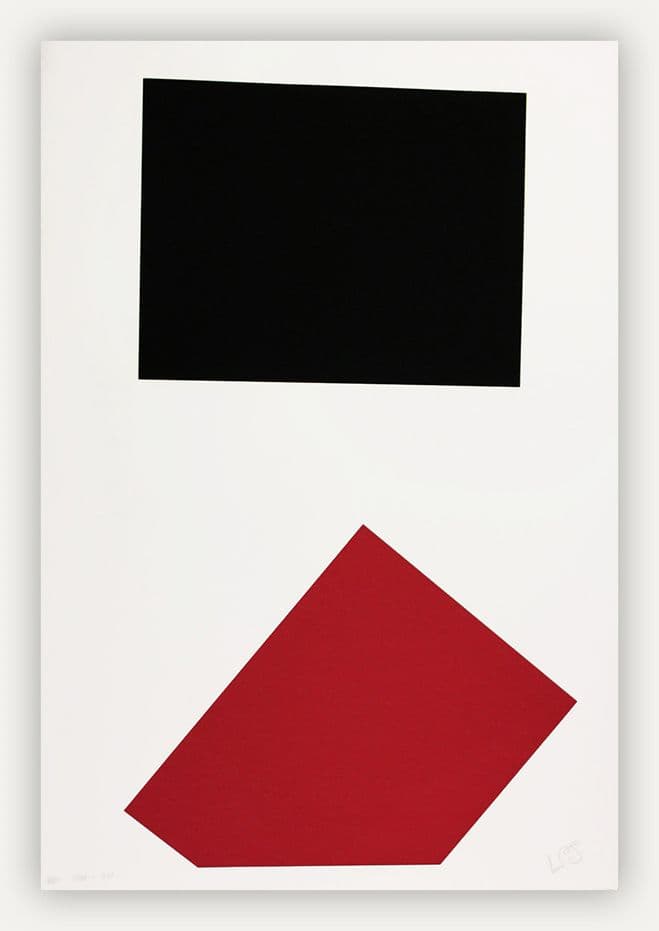 Equilibrium of Form and Space – Prints and Collages by Leon Polk Smith — artwork detail 1