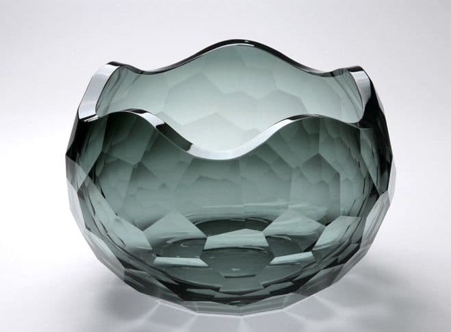 Faceted Glass Forms – Glaciers by David Wiseman — design detail 1