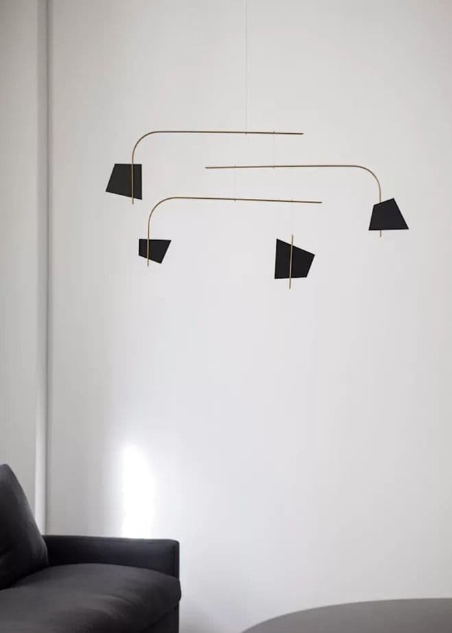 Floating Geometric Shapes – Three Armed Structures Designed by David Ross — sculptural work 2