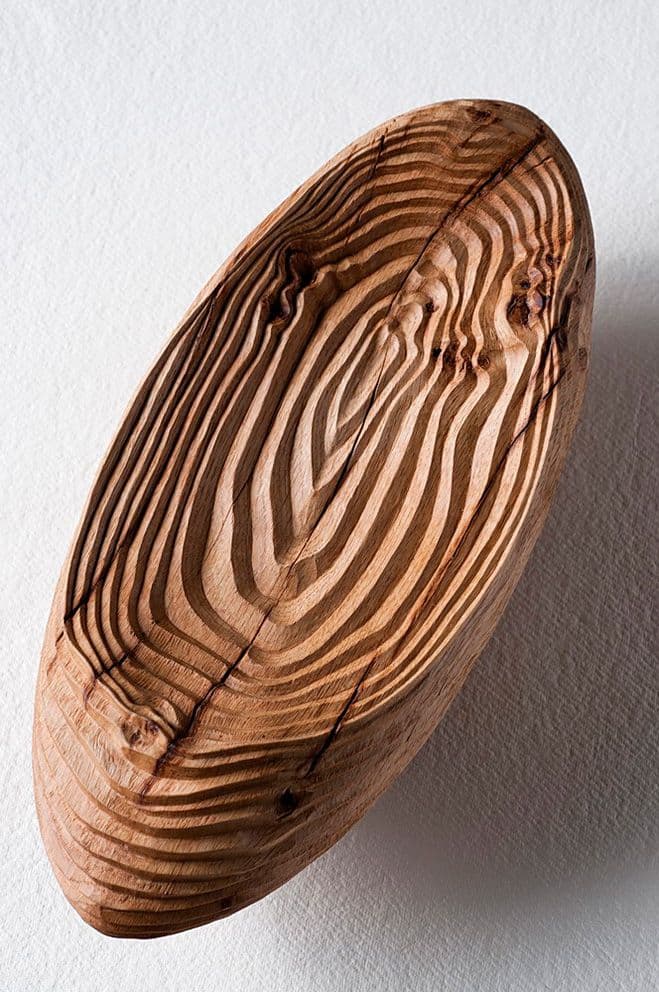 Forms Crafted from Wood – Hand Carved Wooden Sculptures by Alison Crowther — sculptural work 1