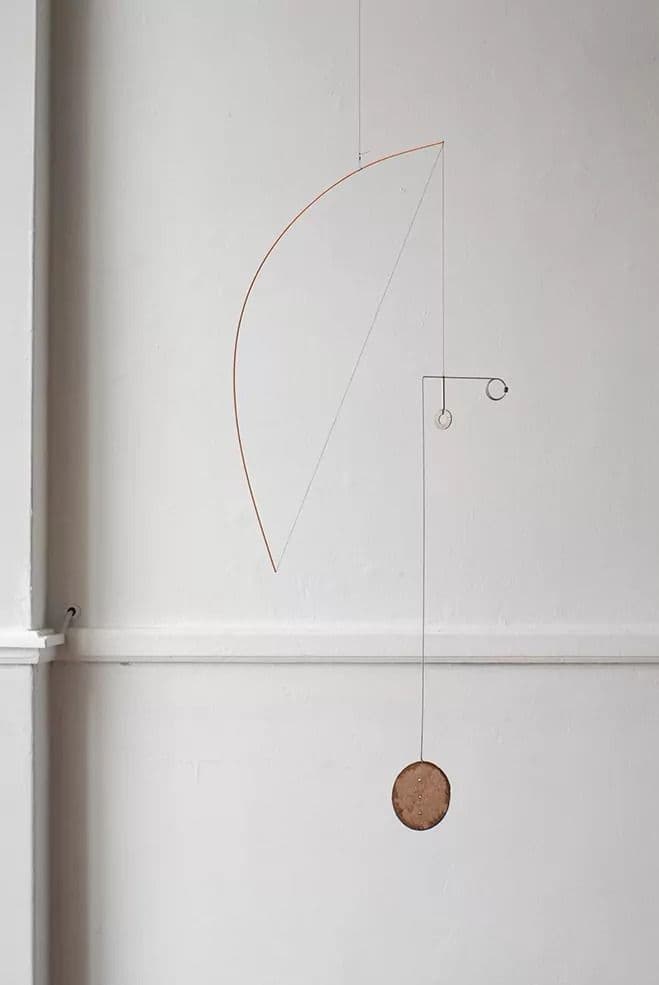 Forms from Wire & Paper – Hanging Mobiles by Kayo Miyashita