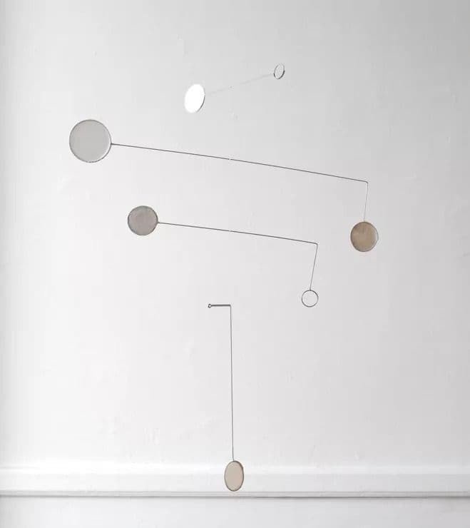 Forms from Wire & Paper – Hanging Mobiles by Kayo Miyashita — sculptural work 2