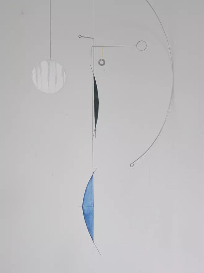 Forms from Wire & Paper – Hanging Mobiles by Kayo Miyashita — sculptural work 3