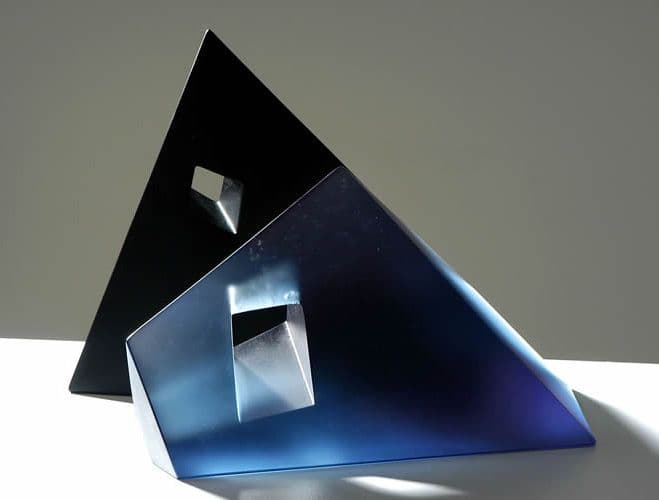 Fragmentation of Space – Bold Striking Forms by Glass Artist Emma Camden — sculptural work 1