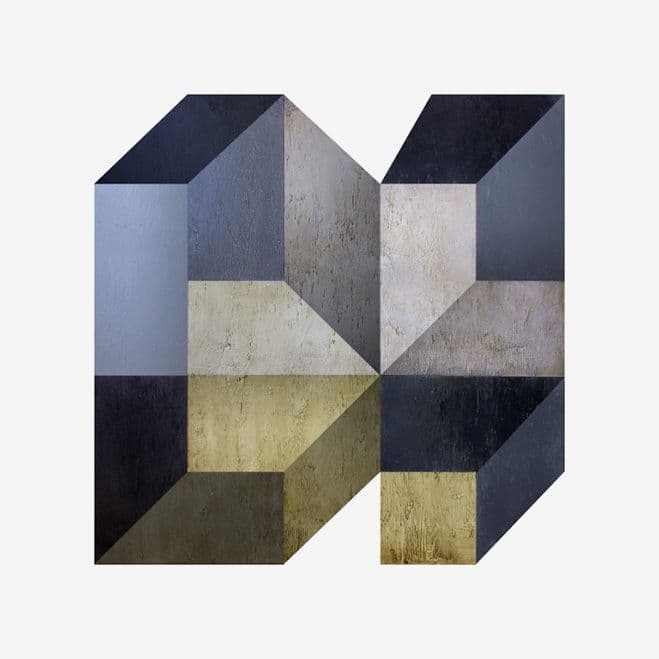 Geometric Harmony – Simple Constructions by Slovenian Painter Dusa Jesih — artwork detail 1