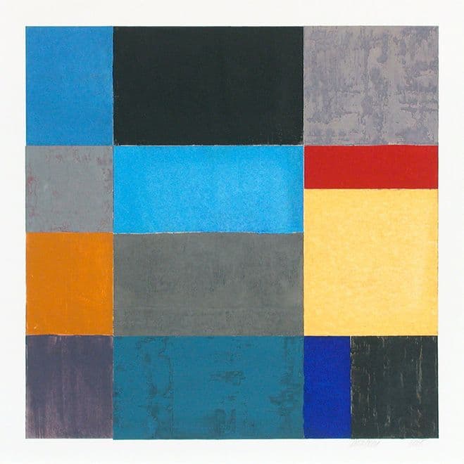 Gridded Repetition – Paintings by American Aritst and Sculptor Charles Arnoldi — artwork detail 1