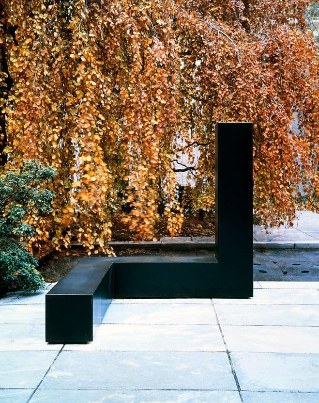 Groupings of Simple Platonic Solids – Geometric Steel Sculpture by Tony Smith — sculptural work 2