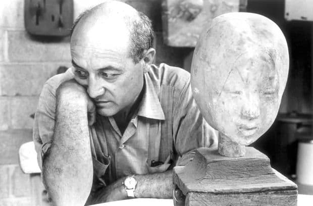 Isamu Noguchi, A Man at Work — furniture detail 1
