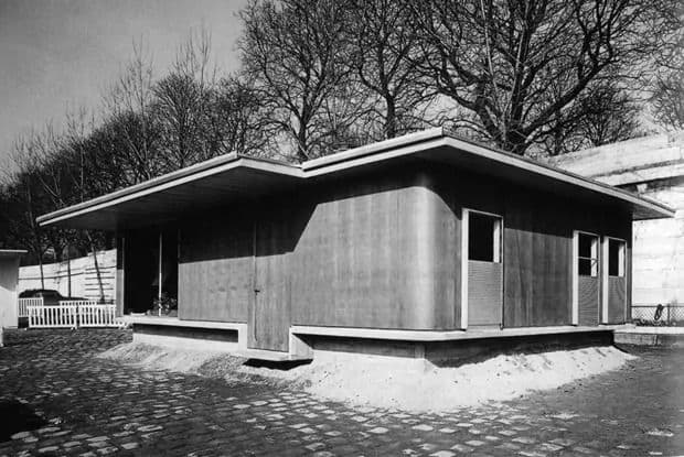 Jean Prouvé Architecture, Prefabricated and Dismantable Houses — architectural view 1