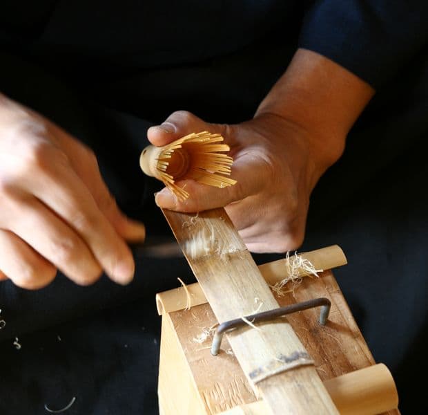Making a Bamboo Whisk with Yamato Takayama
