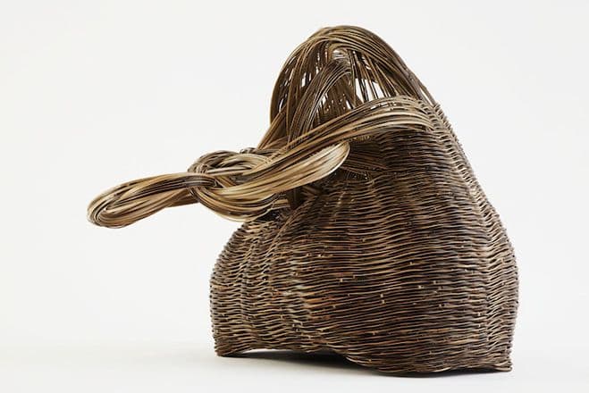 Organic Bamboo Sculpture by Shouchiku Tanabe