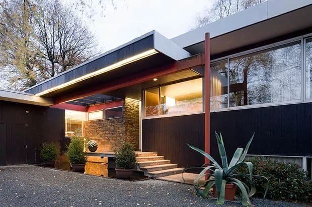 Pescher House by Richard Neutra — architectural view 1