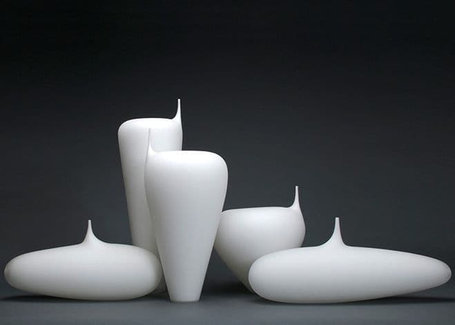 Sleek Elegant Shapes – Sculptural Glass Vases by Glassblower Devin Burgess — sculptural work 2