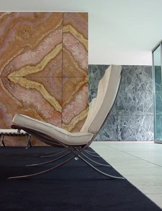 The Barcelona Pavilion by Ludwig Mies van der Rohe