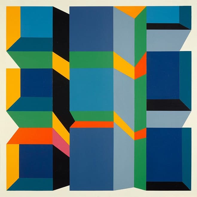 Total Geometrical Abstraction – Works by Belgian Artist Guy Vandenbranden — artwork detail 1