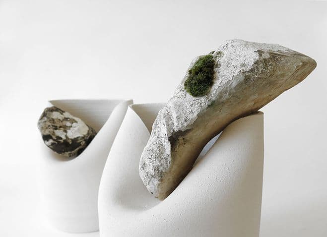 Vases with Stones – Unique Vessels Produced by Martin Azua & Marc Vidal