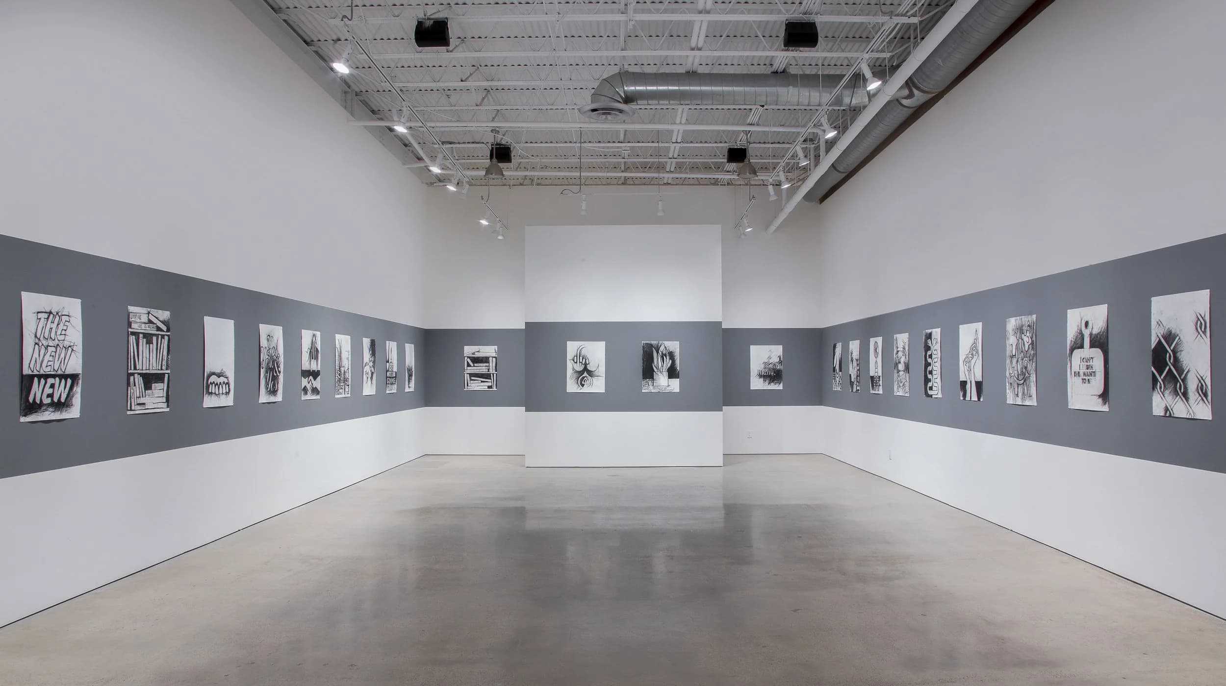 McGinness Drawings, 2023, installation view, Quint Gallery, San Diego, Photo by Brian Lockhart, Photo Courtesy Quint Gallery