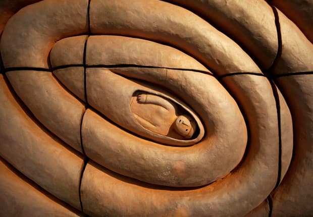Wall Reliefs and Figures by Joy Brown