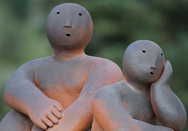 Wall Reliefs and Figures by Joy Brown