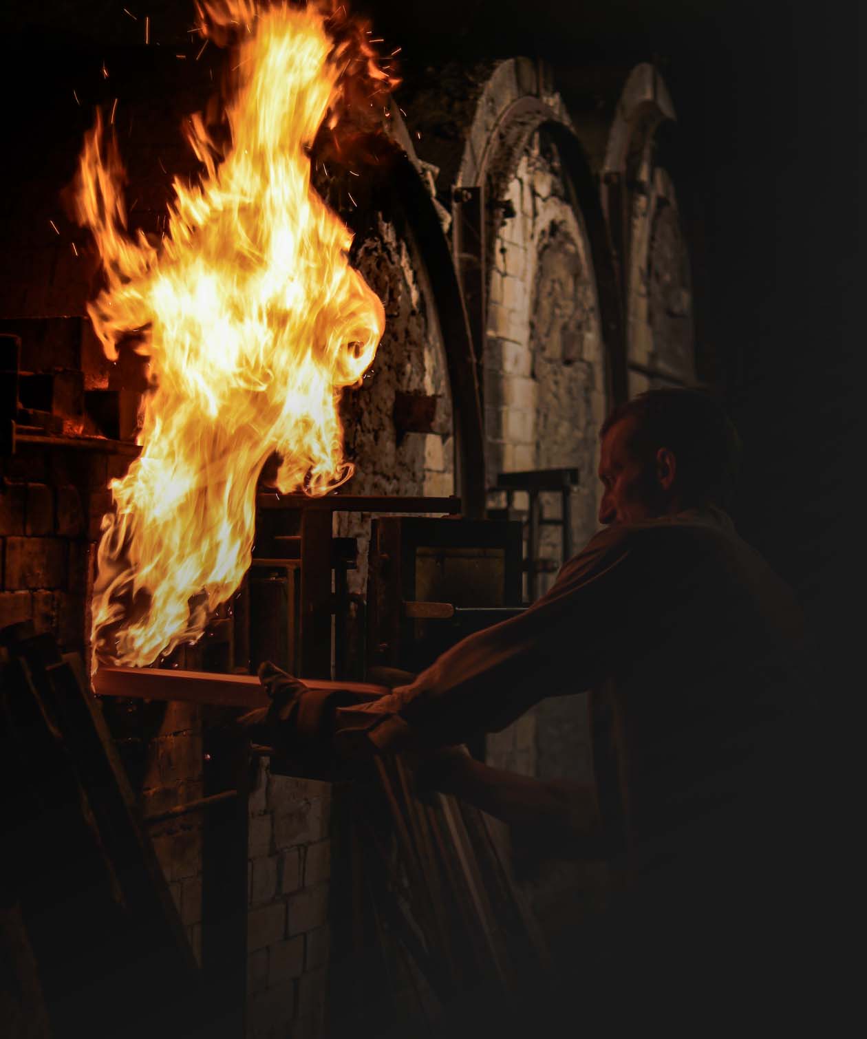firing Muchelney pottery