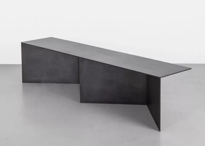 Perspective & Planes – Tack End Tables and Benches by Uhuru Design