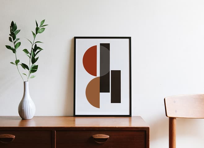 Strict Composition – Abstract Art Prints by Danish Designer Berit Mogensen Lopez — artwork detail 1