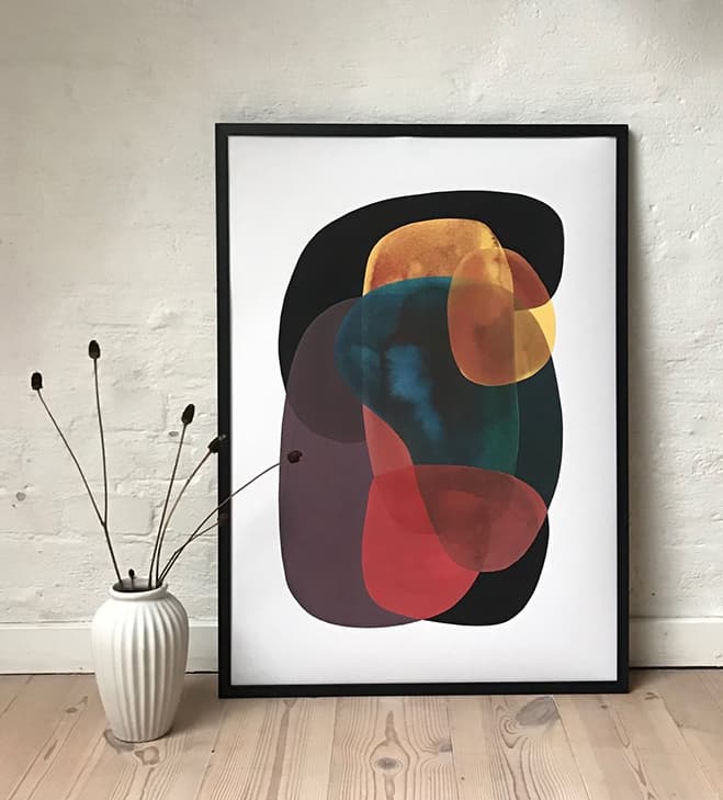 Strict Composition – Abstract Art Prints by Danish Designer Berit Mogensen Lopez — artwork detail 2