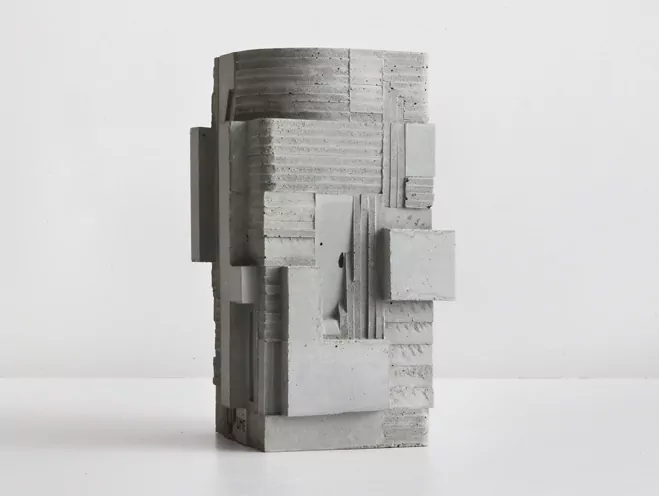 Cubic Geometry – Concrete Modular Sculptures by Artist David Umemoto