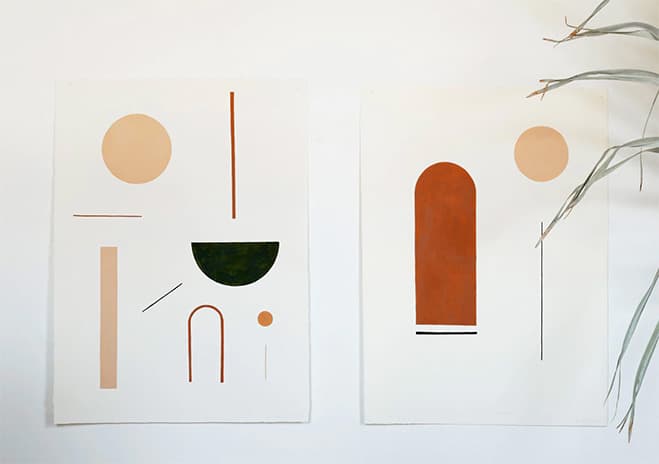 Minimal Studies of Shape – Abstract Artworks by Scottish Creative Bobby Clark — artwork detail 3