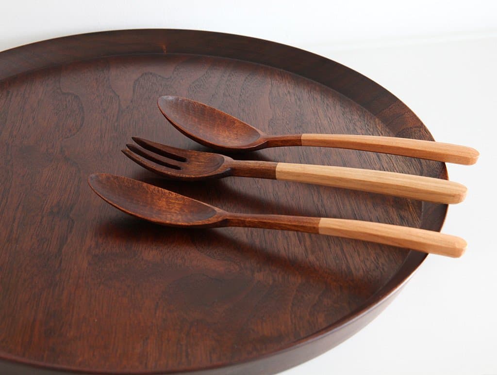 New at OEN Shop – Handmade Cutlery and Trays by Taisuke Hirabayashi — woodwork detail 2