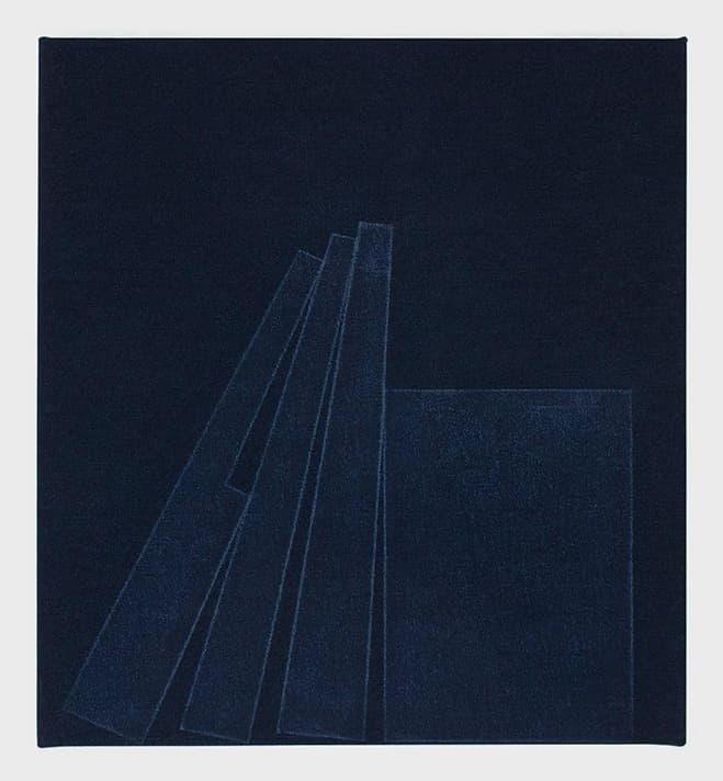 Denim and Indigo – Dyed Canvas Works by American Artist Michael Milano