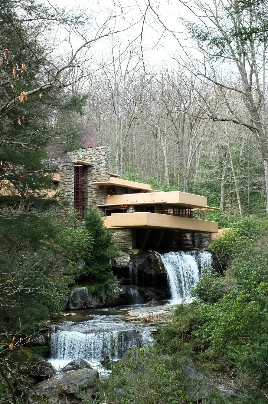 Man and Nature – A Visit to Fallingwater in Southwestern Pennsylvania, USA — architectural view 11