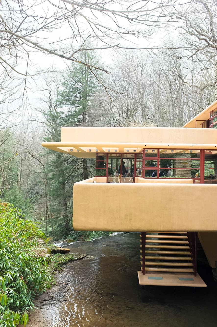 Man and Nature – A Visit to Fallingwater in Southwestern Pennsylvania, USA — architectural view 2