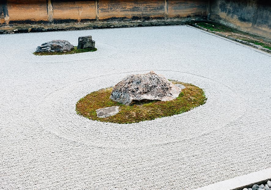 Natural Objects in a Space – A Visit to Ryoanji Temple in Kyoto, Japan